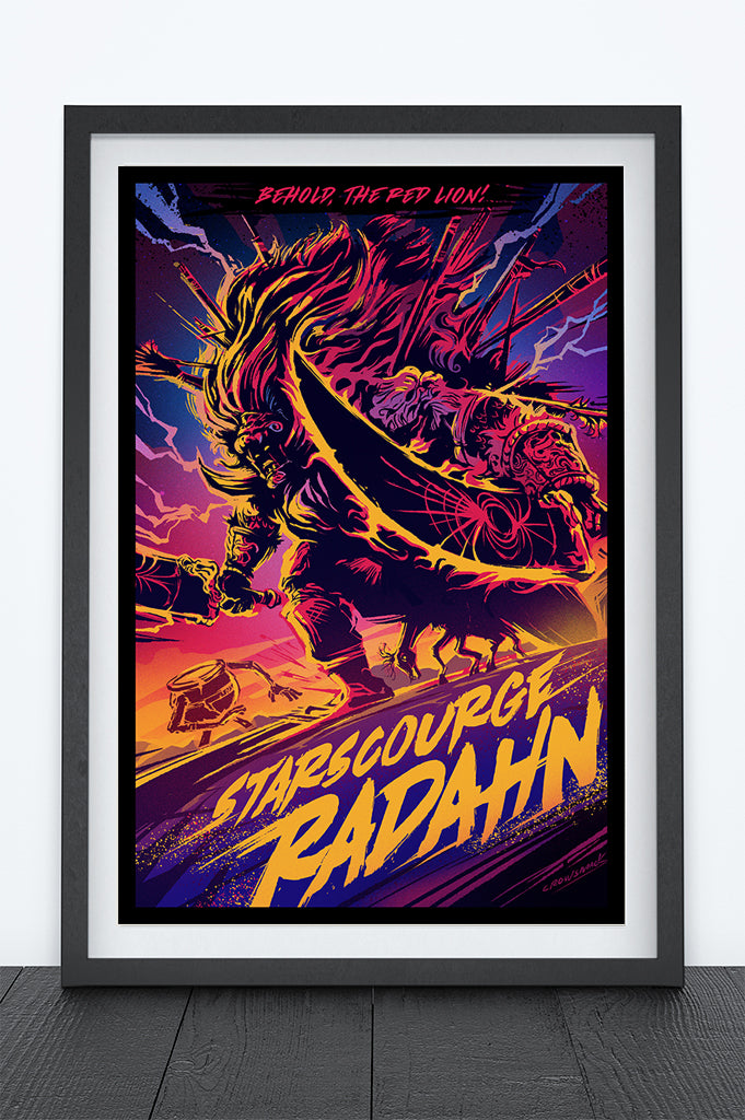 Starscourge Radahn Elden Ring Video Game Art Poster – Crowsmack