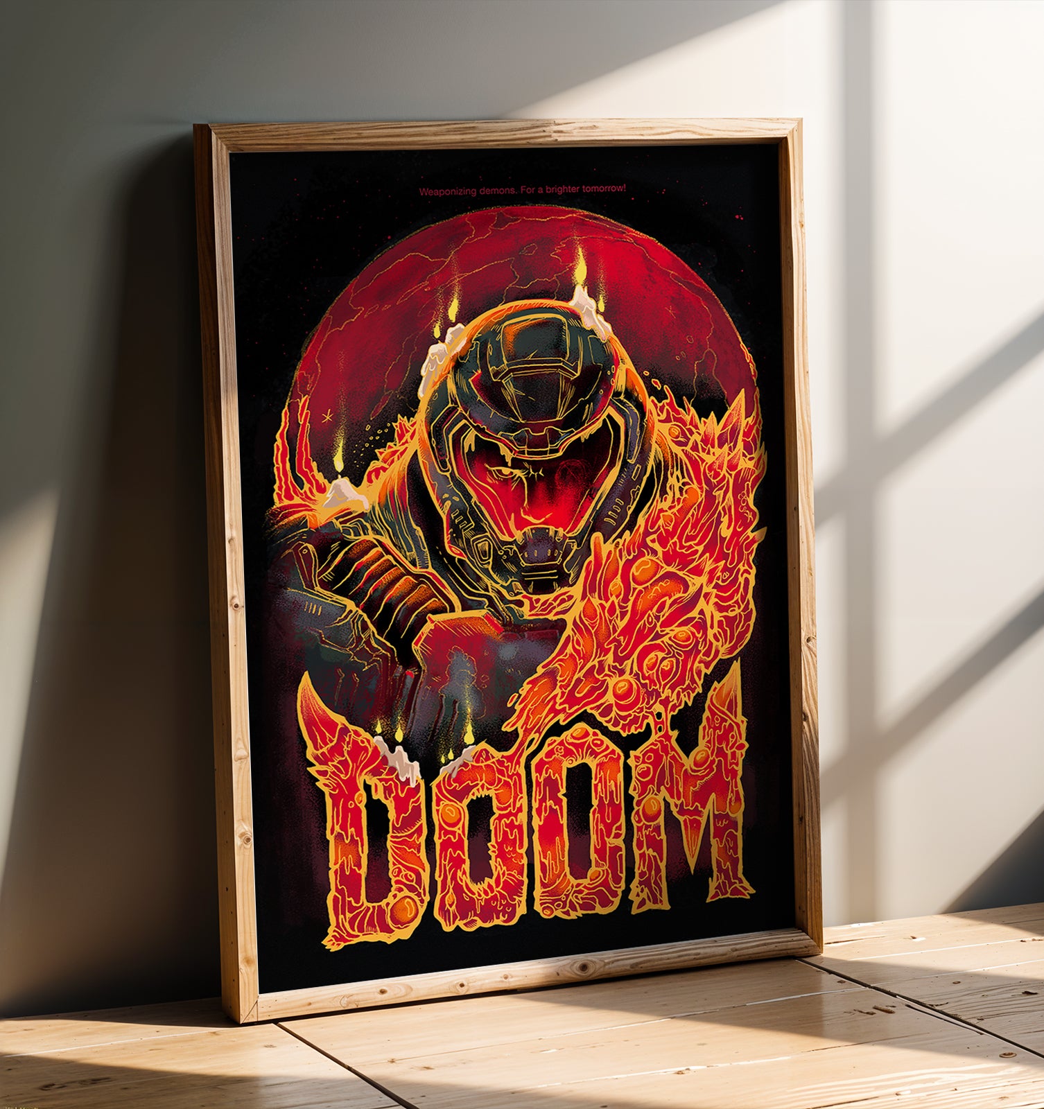 ETERNAL HELLBLAZE Art Print- Posters Designed & Printed In-House