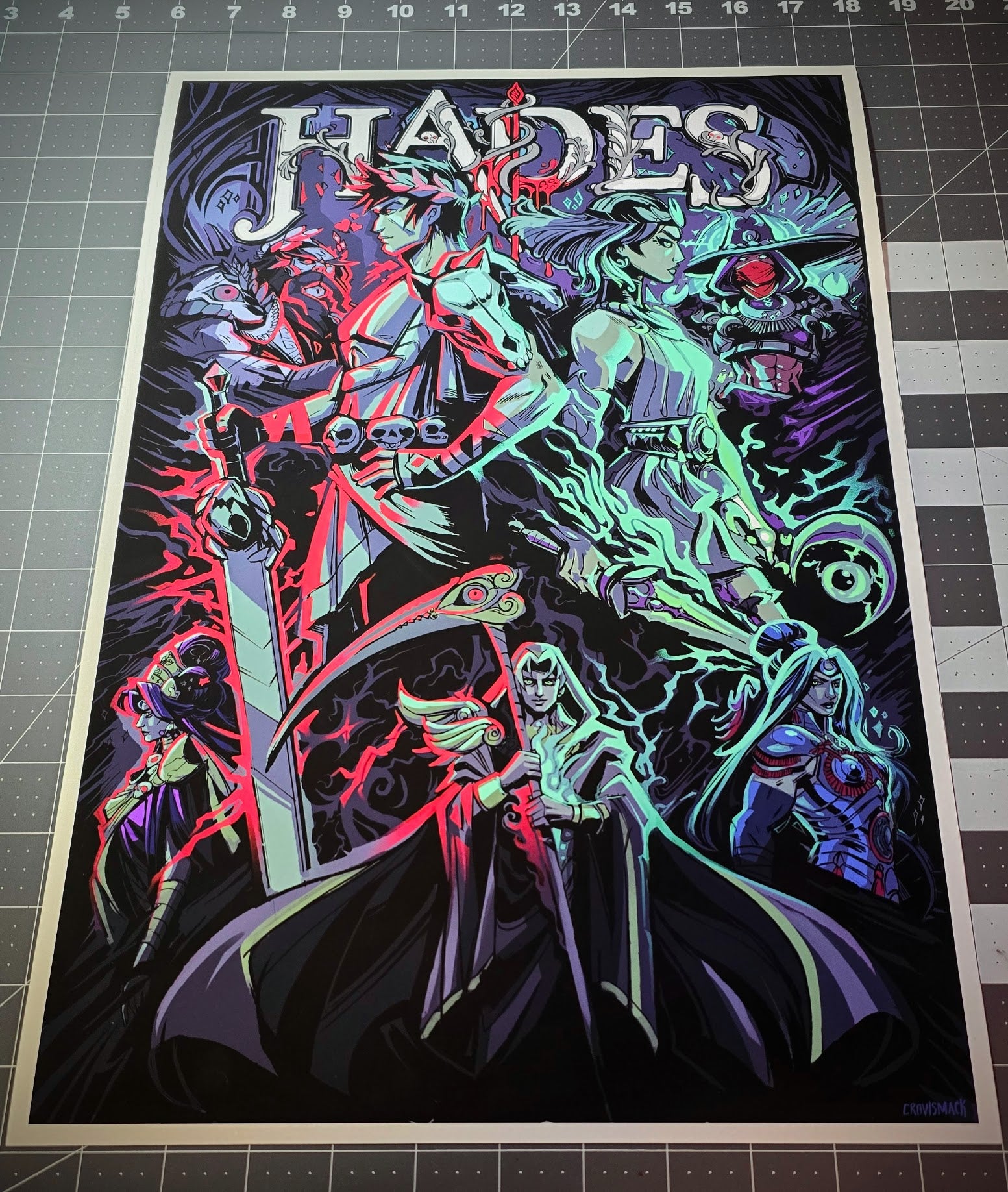 HELLRUN Art Print- Posters Designed & Printed In-House – Crowsmack