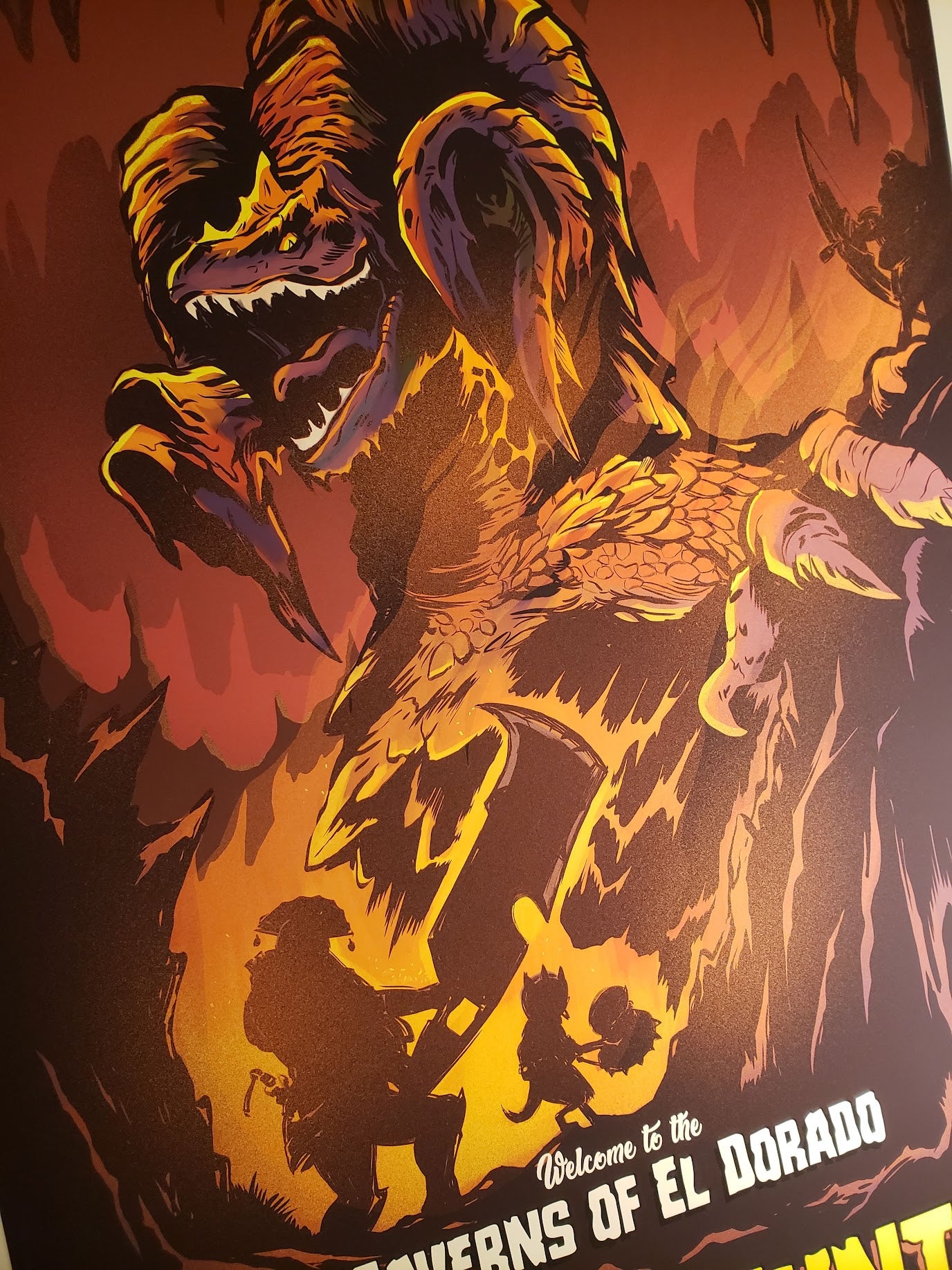 CAVERNS of EL DORADO Art Print- Posters Designed & Printed In