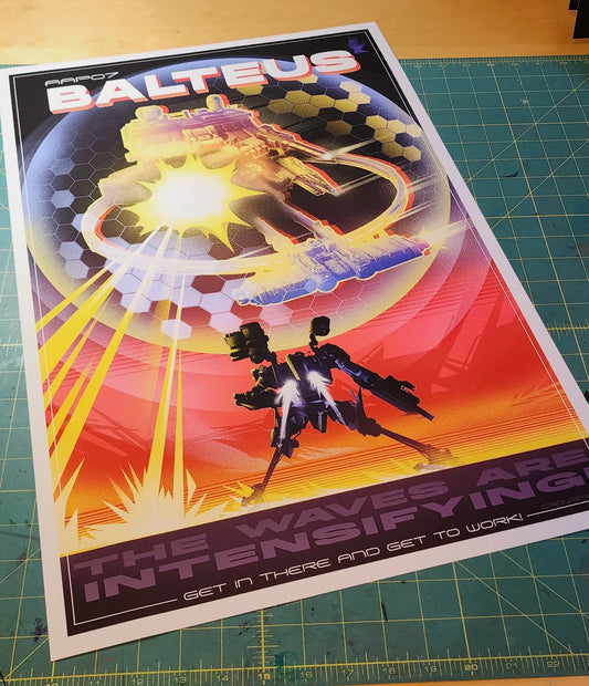 Balteus Armored Core | Mech Gaming Wall Art