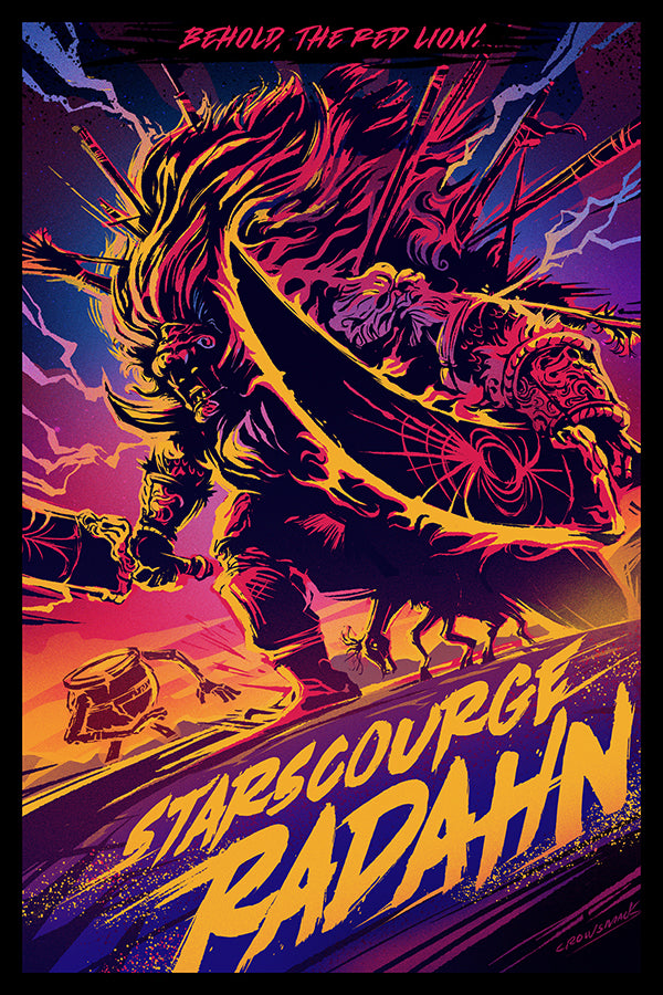 Starscourge Radahn Elden Ring Video Game Art Poster – Crowsmack