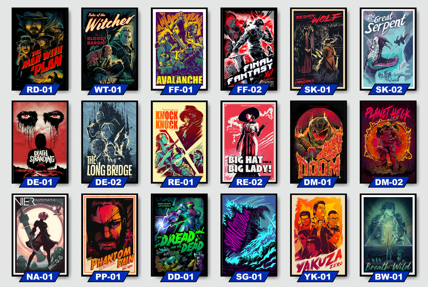 16x24" POSTER COMBO SET ~ Select 3-10 Prints & Get a Bundle Discount