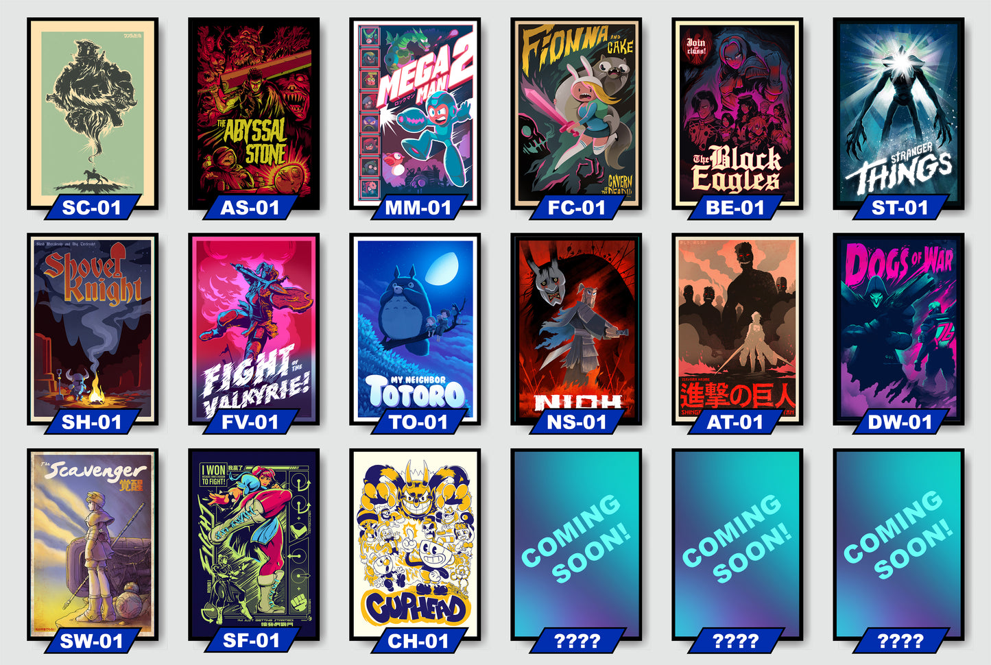 24x36" POSTER COMBO SET ~ Select 3-6 Prints & Get a Bundle Discount