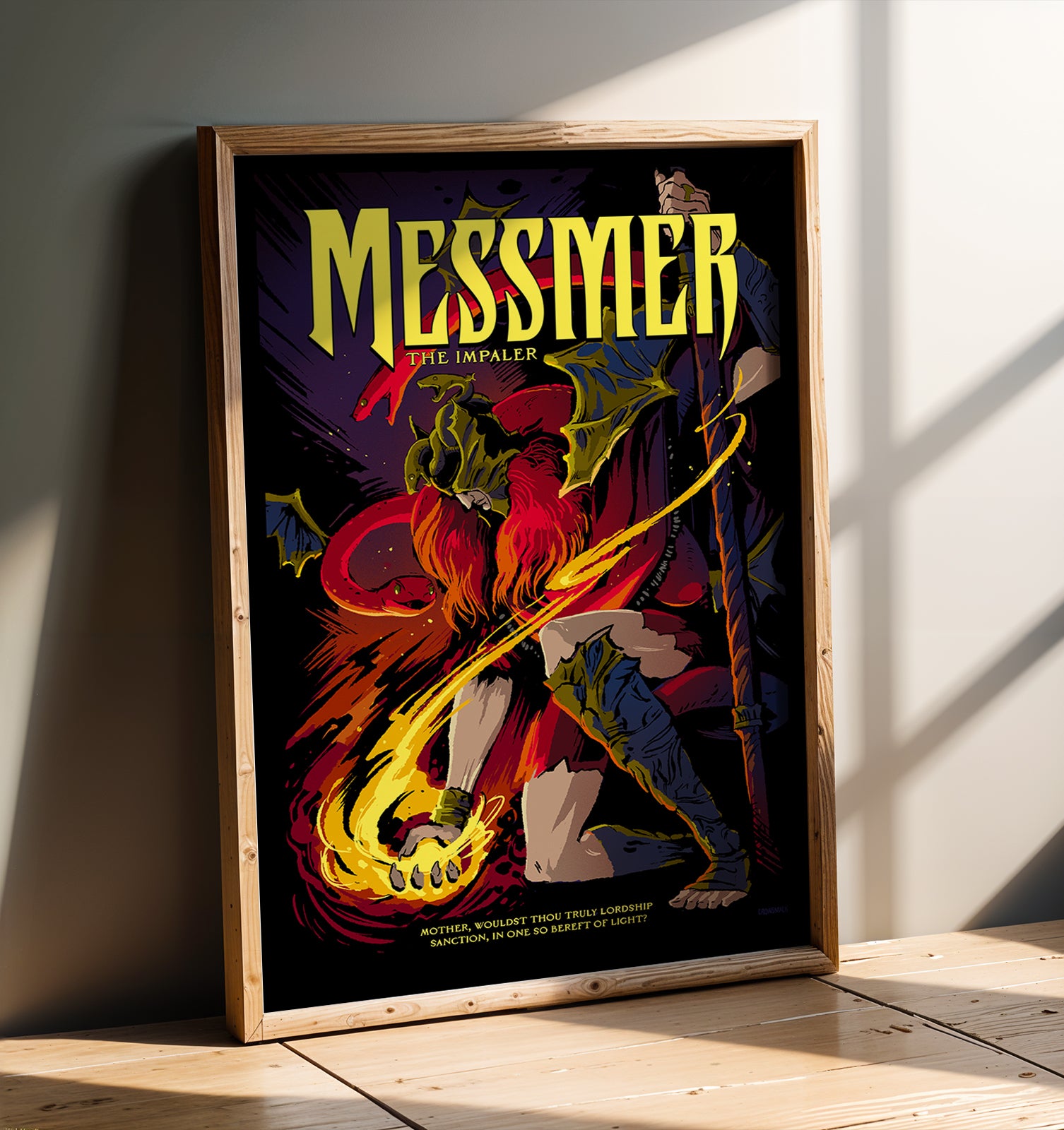 Messmer the Impaler Poster Elden Shadow of the Erdtree – Crowsmack