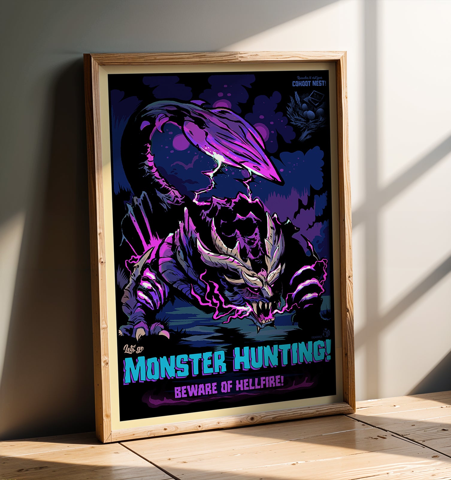 WYVERN of MALICE Art Print- Posters Designed & Printed In-House