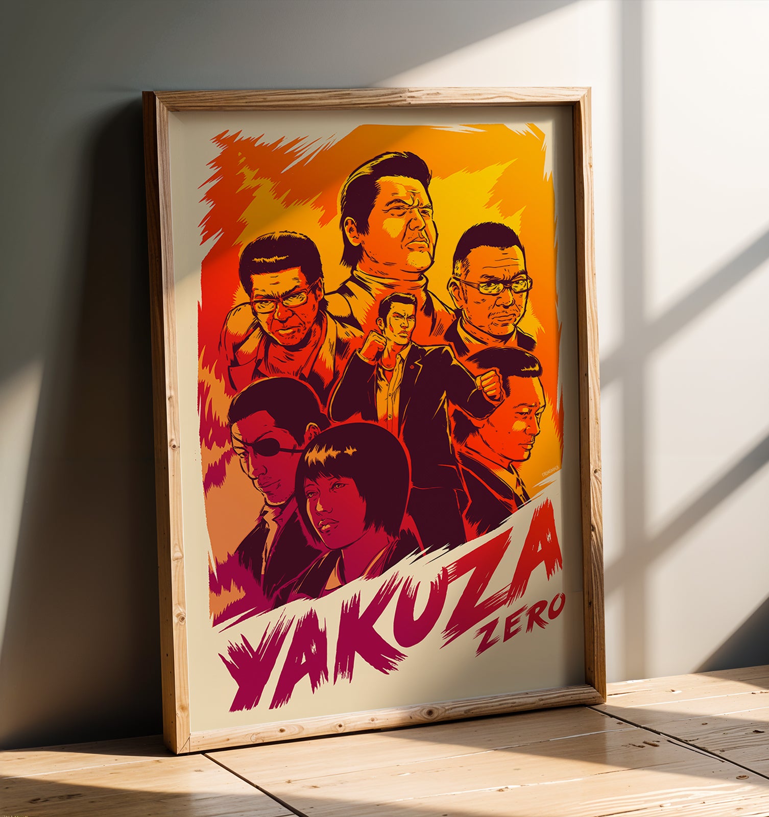 YAKUZA ZERO Art Print- Posters Designed & Printed In-House – Crowsmack